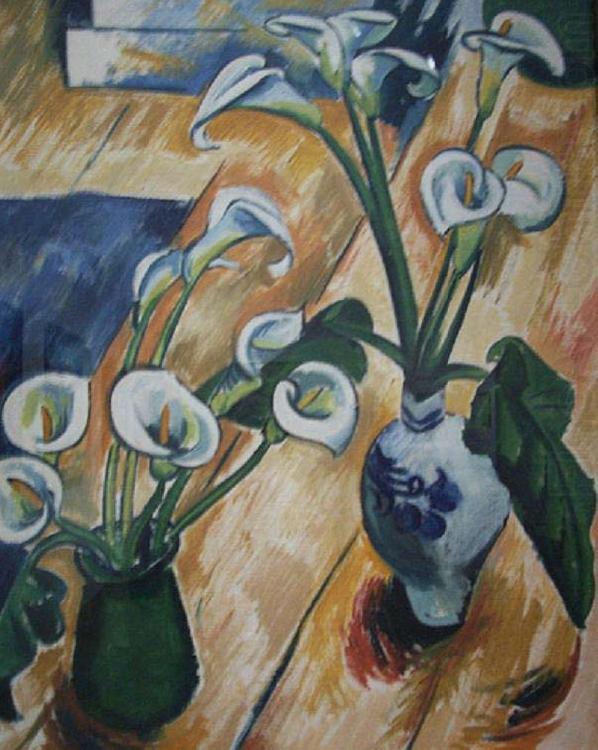 Max Pechstein Calla Lillies china oil painting image